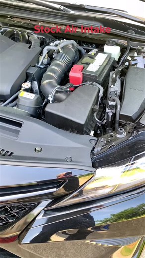 Just Installed AEM air intake on my 2022 Toyota Camry TRD #fyp #car #cartok #camry #TRD