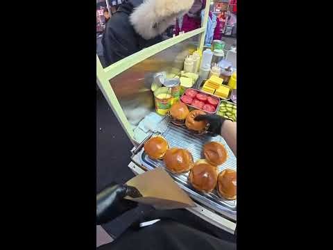 Live Burger Build | First-Person View of Night Market Cooking | No Voiceover