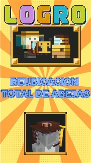 REUBICACION TOTAL DE ABEJAS TUTORIAL logro MINECRAFT #minecraft#minecraftmemes #minecraftbedrock