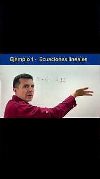 Example 1😀 Linear Equations - STEP BY STEP