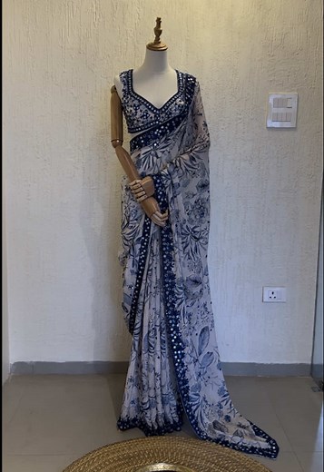 Hand Embroidery Saree: A Blend of Grace and Charm