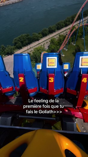 Thrilling Adventure on Goliath Rollercoaster at La Ronde Montreal