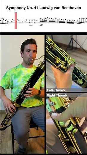 Beethoven go BRRRRR | Symphony 4 Movement 4 Excerpt #bassoon #shorts #shortsfeed