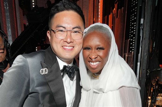 Bowen Yang texted Wicked costar Cynthia Enrivo while she was in middle of her Grammys performance