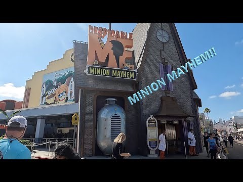 Despicable Me RIDE at UNIVERSAL STUDIOS l Minion Mayhem l March 2022