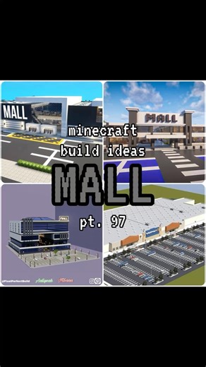 Minecraft build ideas pt. 97 Mall #minecraft #build #ideas #foryou #fyp