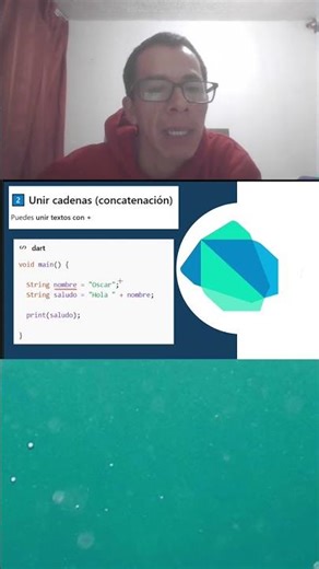 Aprende Dart desde cero | Concatenacion de cadena de texto. #dart #programming