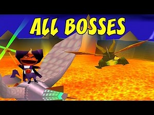 Spyro 2 - All Bosses (No Damage)