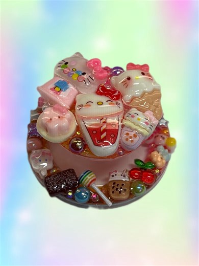 Hello Kitty Magsafe Dessert Popsocket | Kawaii Sanrio Phone Grip | Cute Dessert Decoden Phone Holder | Handmade Junk Resin Phone Accessory - Etsy
