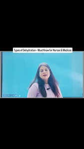 Dehydration isn’t just about water loss! 🚨 There are 3 important types of dehydration every nursing student must know: 💧 Isotonic Dehydration – equal water & sodium loss 💧 Hypotonic Dehydration – more sodium loss than water 💧 Hypertonic Dehydration – more water loss than sodium 👉 Common in diarrhea, vomiting, fever, burns & poor fluid intake 👉 Early identification = life-saving nursing care Save & share with your nursing squad! 👩‍⚕️🩺 Follow @NursingTechJyoti for daily exam boosters 💙 #D