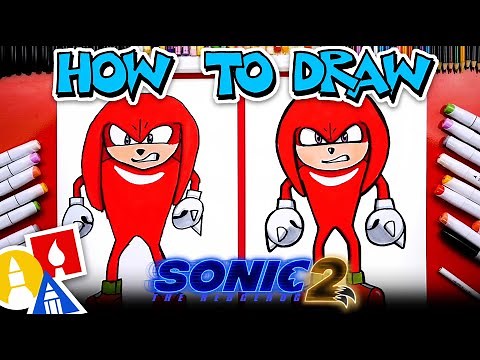 How To Draw Knuckles From Sonic The Hedgehog 2