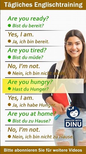 Tägliches Englisch lernen in 60 Sekunden 🗣️ | Daily English Conversation für Anfänger