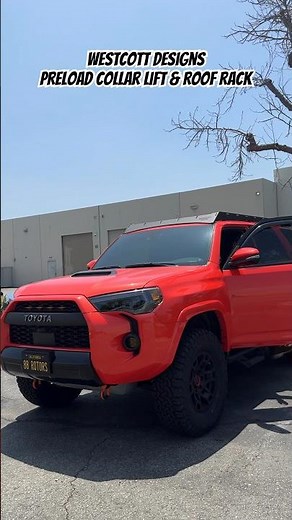 Westcott Designs Roof Rack & Lift on 4Runner TRD Pro #88rotorsoffroad