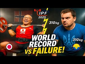 Daiki Kodama vs Lvan Chuprynko at the IPF World Equipped Bench Press Championship 2025