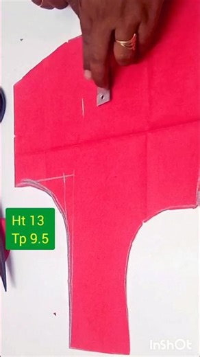 blouse cutting tutorial #easy #blouse #blousecutting #motivation #shorts