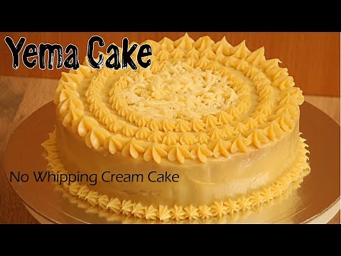 Yema Cake|How to make Authentic Yema cake|Yema Frosting|Cake Without Whipping Cream|Shammy's Kitchen