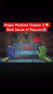 Poppy Playtime Chapter 3 😱 Dark Secret of Playcare