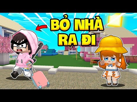 KEYD TỨC GIẬN BỎ NHÀ RA ĐI VÌ BỊ NAOBI TROLL TẠI LÀNG BEE TEAM TRONG MINI WORLD