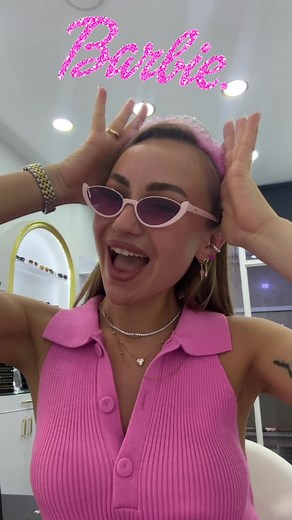 BARBİE x TAKIKRALIWOMEN EAR STYLİNG 💕 #capcut #keşfet #fyp #barbie #piercing #bakırköypiercing