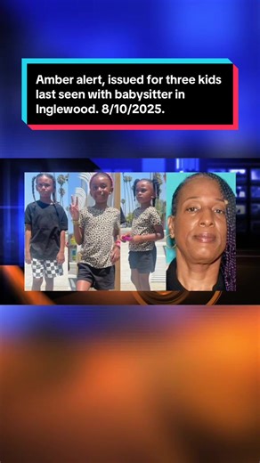#MODERATE Child Abduction Emergency Sun, Aug 10, 2025 at 12:30 PM PDT ...AMBER Alert... The following message is transmitted at the request of CA California Highway Patrol. AN AMBER ALERT IS BEING ISSUED BY THE CALIFORNIA HIGHWAY PATROL ON BEHALF OF THE INGLEWOOD POLICE DEPARTMENT. ON AUGUST 8... 2025... AT 7:30 PM THREE CHILDREN WERE TAKEN FROM INGLEWOOD CALIFORNIA. ISABELLA MAMBY IS AN EIGHT YEAR OLD BLACK FEMALE STANDING 4 FEET TALL WEIGHING 50 POUNDS... WITH BLACK HAIR AND BROWN EYES. MIESCH
