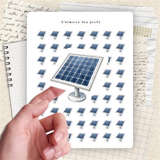 Buy Solar Panel Planner Stickers, Energy Solar Stickers, Bill Due Icons, Budget Payment Planner Stickers Online in India - Etsy