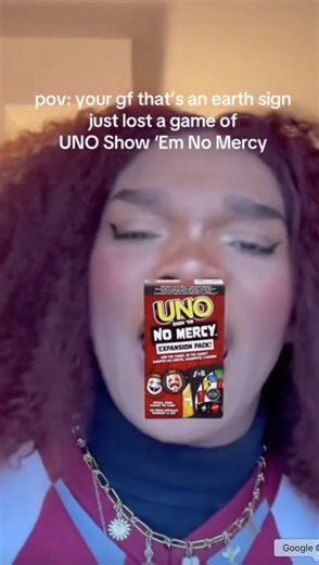 how to lose an earth sign in one game. 🫢 @𝙰𝙽𝙰𝙽𝙸𝙰 #CapricornSeason #UNOShowEmNoMercy #EarthSigns