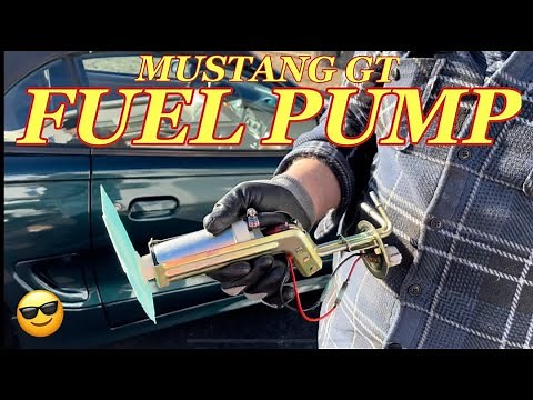 MUSTANG FUEL PUMP REPLACEMENT - How to Remove the Fuel Tank & Replace the Fuel Pump on a Mustang GT