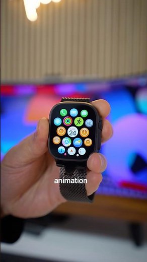 Apple Watch tip: screen animation!