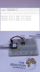 Interface DHT22 with Seeed Studio XIAO RP2040 #arduino #electronics #enginerring | Upload Ideas with Itamar