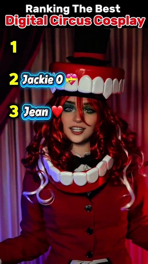 Ranking the best digital circus cosplay #cosplay #digitalcircus #digitalcircusshorts