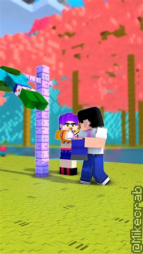 Baby Zombie Show His Ultimate Spin 😂 #minecraft #shorts #shortsfeed #gaming