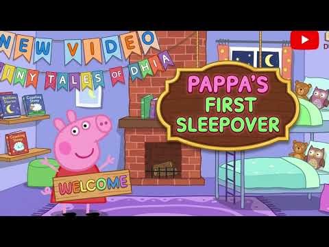 Peppa’s First Sleepover 🐷🌙 | Bedtime Kids Story | Tiny Tales of Dhia