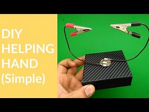 DIY Helping hand for soldering and elec.(SIMPLE & CHEAP)