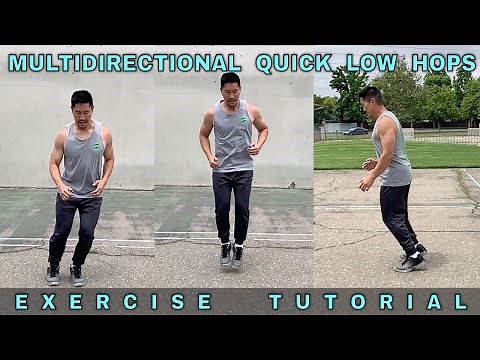 Multidirectional Quick Low Hops | Exercise Tutorial