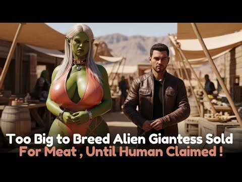 Too Big to Breed Marked for Slaughter—The Alien Giantess Was Offered as Meat Until Human Claimed Her