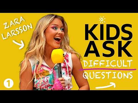Zara Larsson: "Have I ever farted on stage?!" 😂 | Kids Ask | BBC Radio 1"