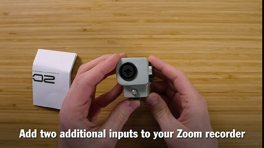 Zoom EXH-6 Dual XLR/TRS Combo Input Capsule for H5 and H6 Recorders