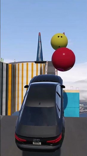 GTA 5 Insane Car Stunts | Mega Ramp Challenge & Epic Jumps 🔥 part 23 #carstunt#gta5 #carstuntrace