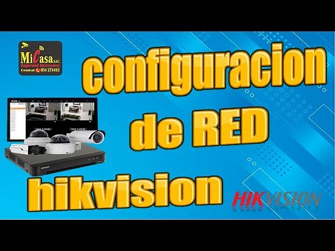 como configurar la red del DVR HVR 4.0 HIKVISION
