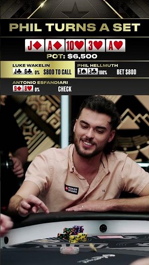 PHIL TURNS A SET #BigGameOnTour