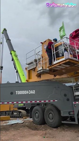 Crane Cab Lift: No More Climbing Stairs, Operators Reach High Working Platform with One Click
