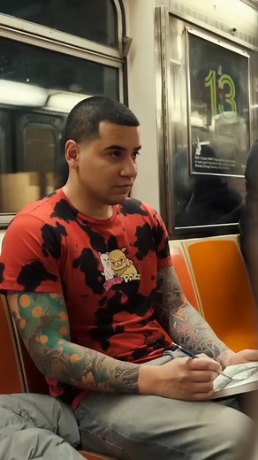 35K views · 1.5K reactions | Sketching random girl on the train reaction | Rodrigues Fan | Facebook