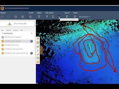 Using GeoSLAM Horizon-Vision Camera to produce a Colorized Point Cloud and Panoramas