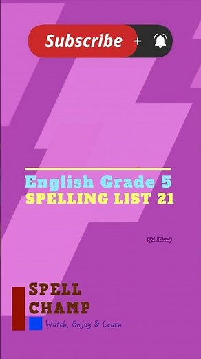 S191 English Grade 5 Spelling List 21 #shorts #spellingwords #spellinglist #spelling #english