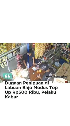 Dugaan Penipuan di Labuan Bajo dengan Modus Top Up | Info Labuan Bajo