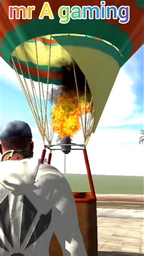 Indian bikes driving 3D #game #new cheat code #viral short #code 0601= Hot air balloon #mr A gaming