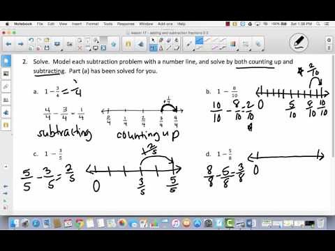 Module 5 Lesson 17 - add and subtract fractions