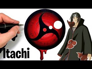 COMMENT DESSINER LE SHARINGAN ITACHI - NARUTO