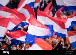 Dutch flags are waved vod the fans, flag, fan, fans, spectators, supporters, supporters, feature, general, edge motif, jubilation, cheer, cheering, joy, cheers, celebrate, Dutch, football Laenderspiel, European Championship qualification, Group C, Netherlands (NED) - Germany (GER) 2: 3, on 24.03.2019 at the Johan Cruyff Arena in Amsterdam/Netherlands. ## DFB/UEFA regulations prohibit any use of photographs as image sequences and/or quasi-video ## ¬ | usage worldwide Stock Photo - Alamy