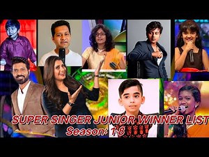 VIJAY TV SUPER SINGER JUNIOR WINNERS LIST || Season 1-8 || Complete Winning list ||